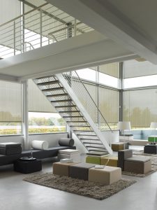 Estores de gran formato en loft