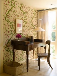 Papel pintado rameado