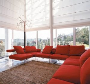 Estor plegable con varillas gigante
