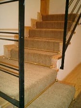 Felpudo de coco para escaleras de comunidad de vecinos