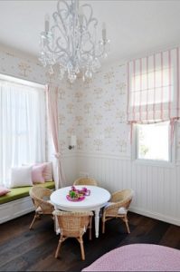 Estor para habitación de niña