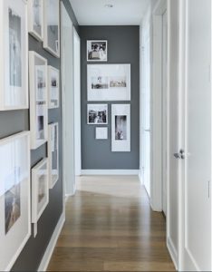 Papel pintado liso color gris antracita