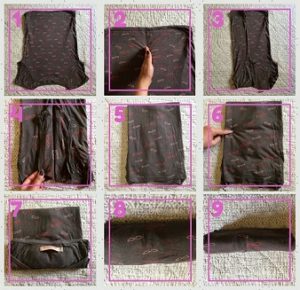 Cómo doblar la ropa para guardarla