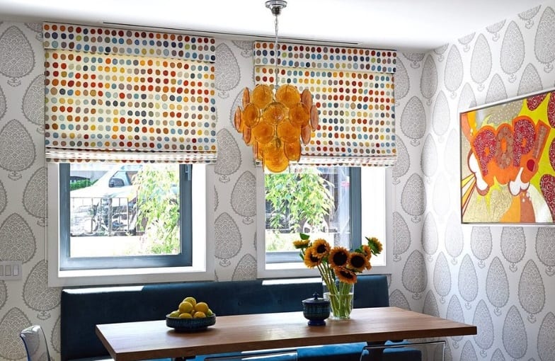 Cortinas o estores para comedor