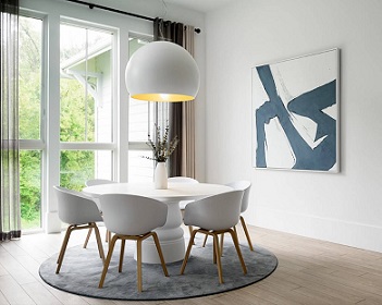 cortinas o visillos para comedor