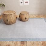 Alfombra Cuadrada Keplan con greca
