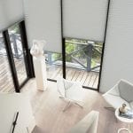 Cortinas plisadas gran formato