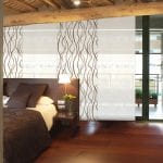 Paneles japoneses en dormitorio