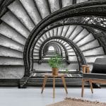 Fotomural escalera caracol