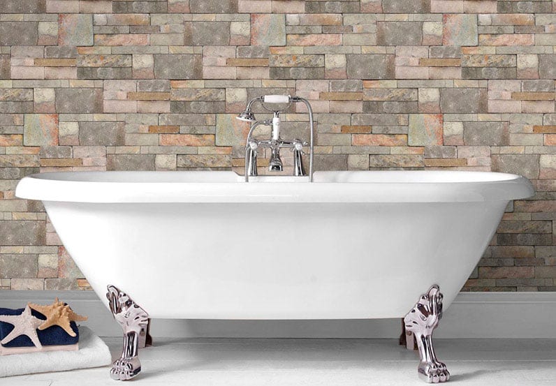 Papel pintado para el baño