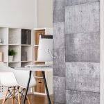 Papel pintado pasillo gris