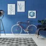 reforma pintura pared azul