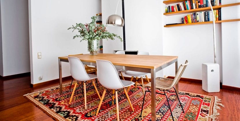 CÓMO DECORAR EL COMEDOR CON ALFOMBRAS